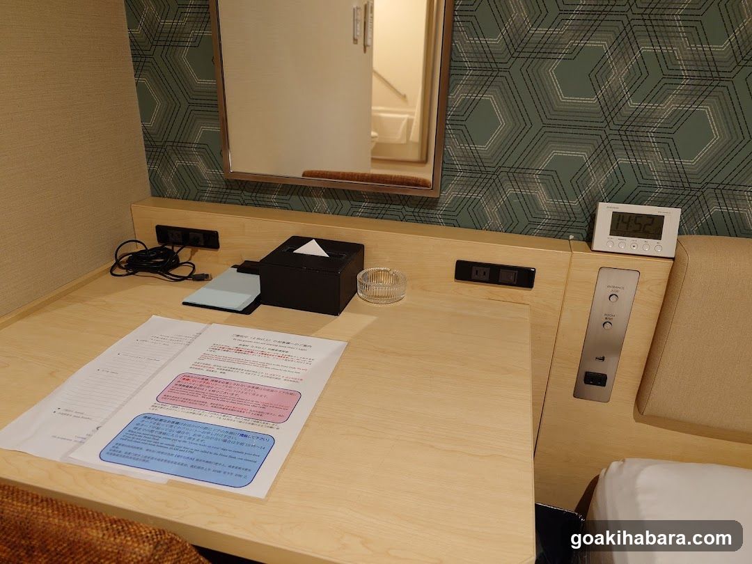 Hotel Room Desk Area