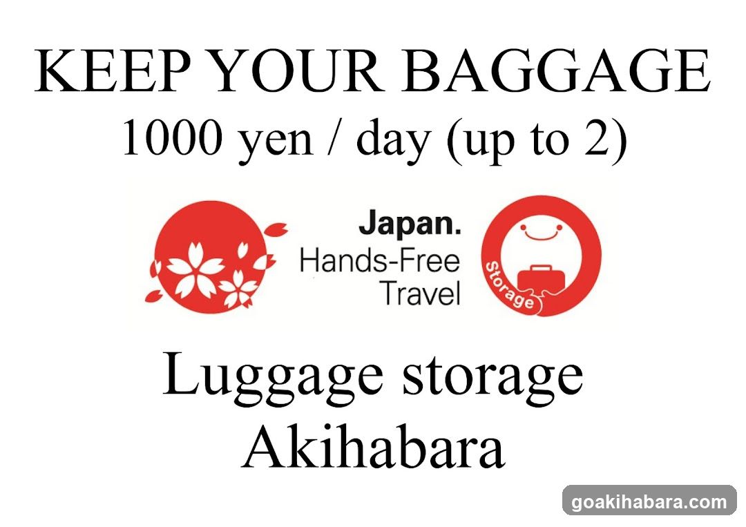 Luggage storage Tokyo Akihabara