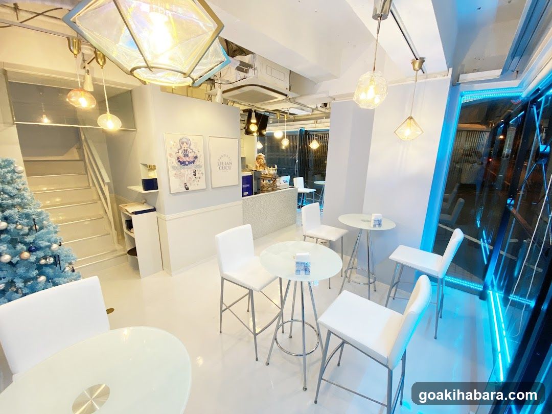 Interior of a modern cafe or restaurant
