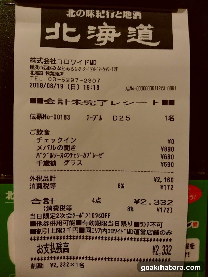 Hokkaido Akihabara Shop