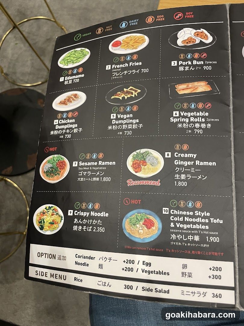 Gluten Free T's Kitchen Ueno-hirokoji