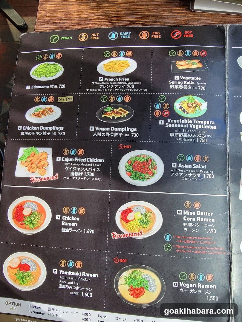Gluten Free T's Kitchen Ueno-hirokoji