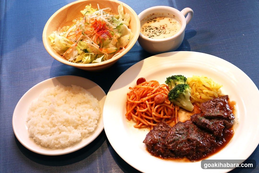 Steak and Pasta Meal