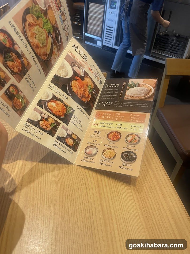 Sundubu Nakayama Tofu Shop Akihabara