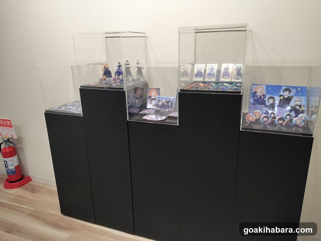 Display of Anime Merchandise