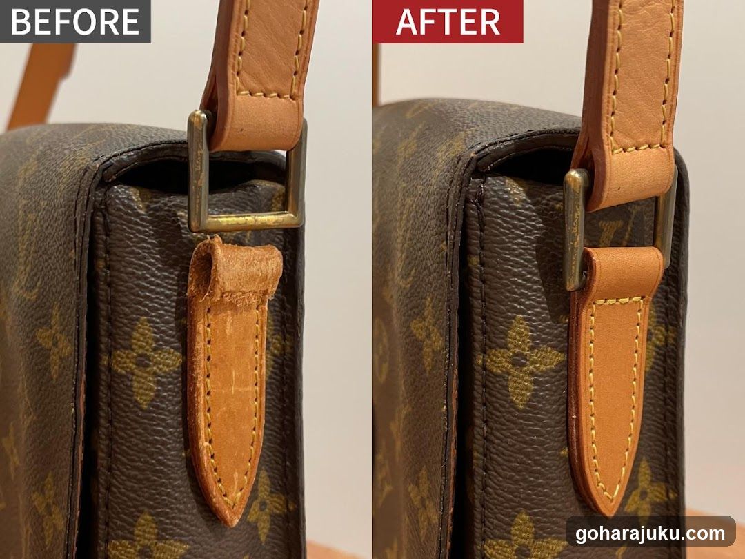 Leather Strap Restoration Before and After