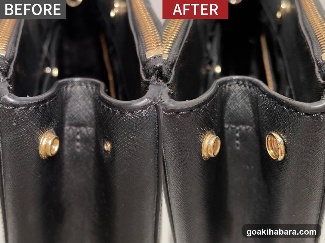 Before and After Leather Repair