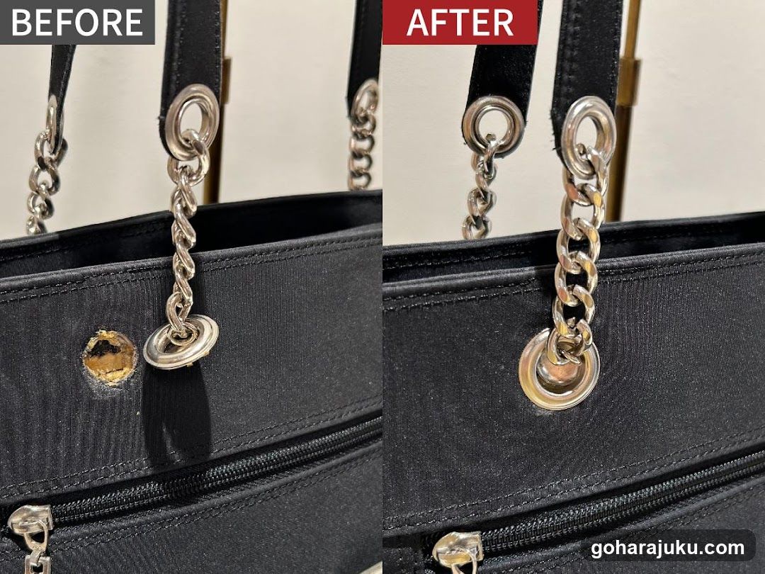 Bag Repair Before and After