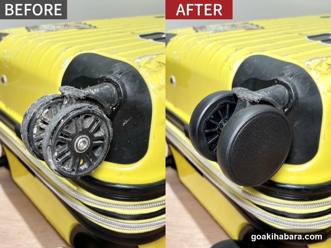 Before and After Wheel Replacement