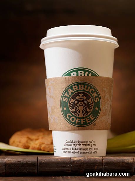 Starbucks Coffee Cup with Scone