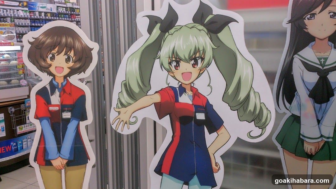 Anime Character Cutouts Display