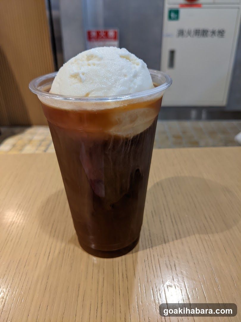 Iced Coffee with Ice Cream