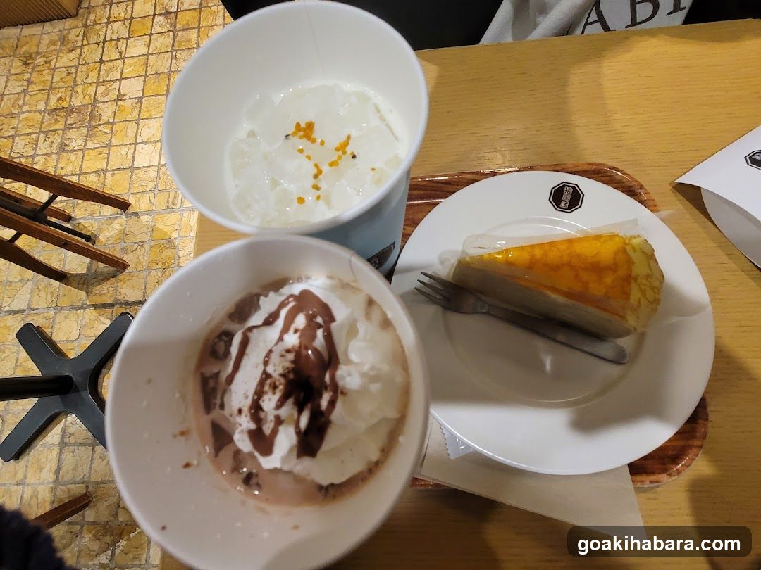 Dessert and Drink Spread