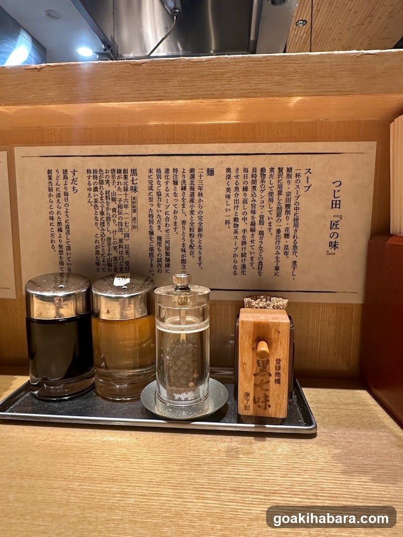Condiments and Menu Board