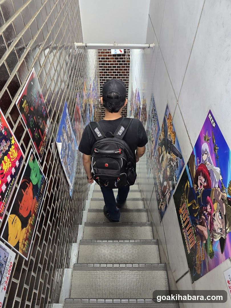 Staircase with Anime Posters