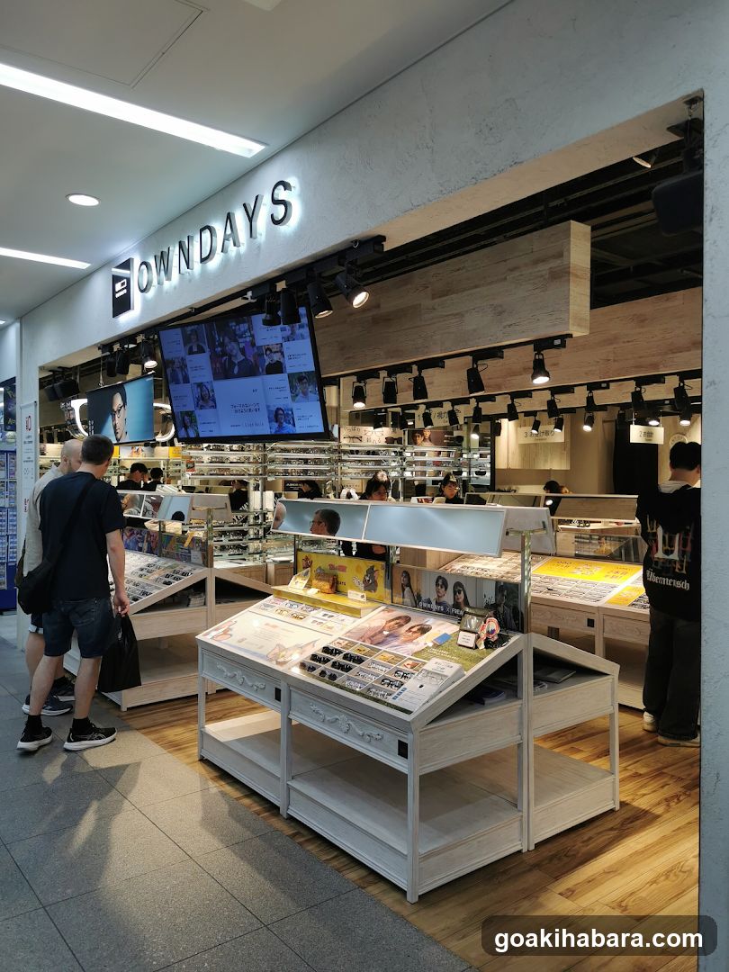 Optical Store Interior Display