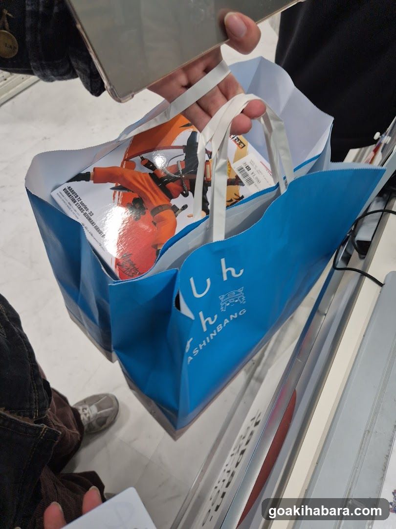 Shopping Bag with Magazines