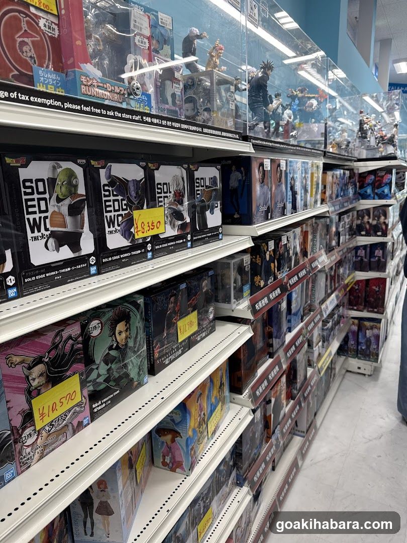 Anime Merchandise Store Aisle