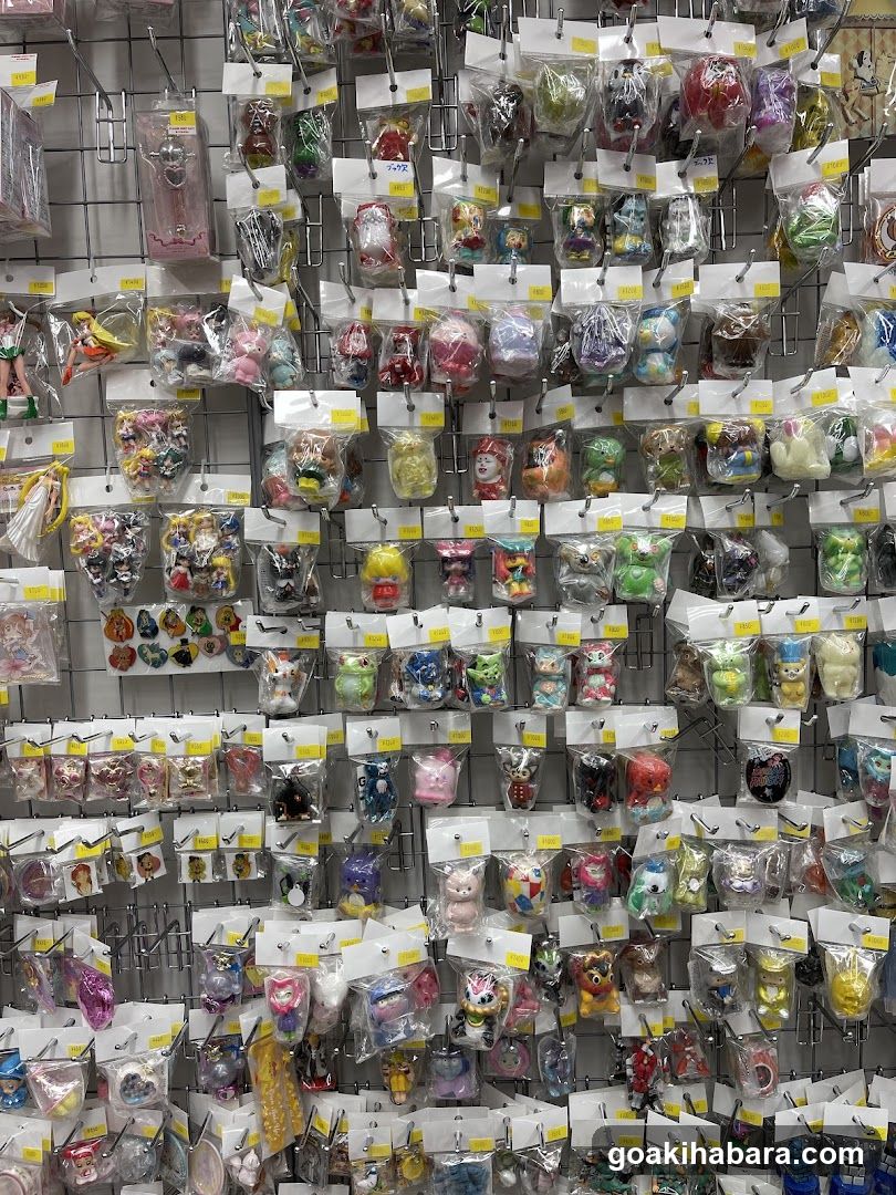 Wall of Keychains and Accessories