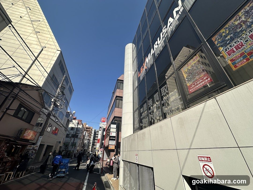 Urban Street Scene with Modern Building Facade