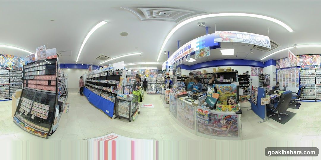 Interior of a toy and game store
