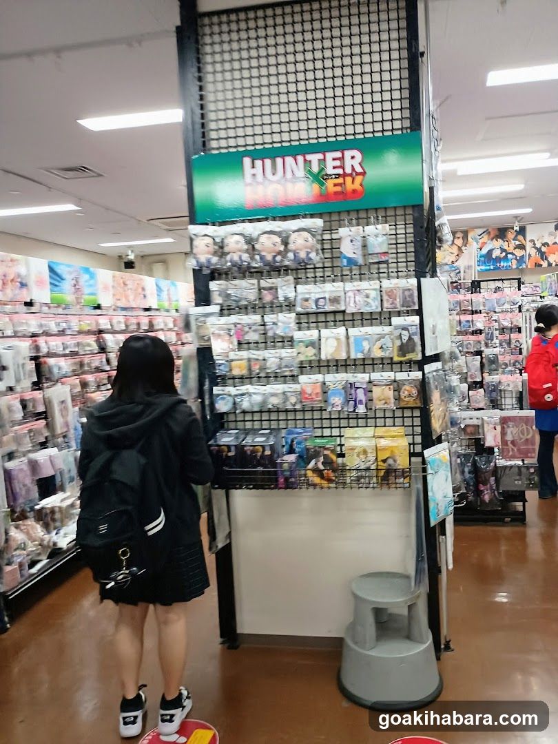 Hunter x Hunter Merchandise Display