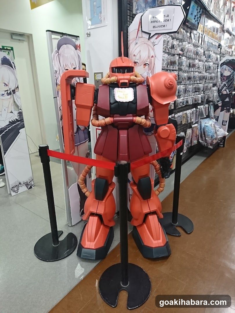 Anime Robot Display in Store