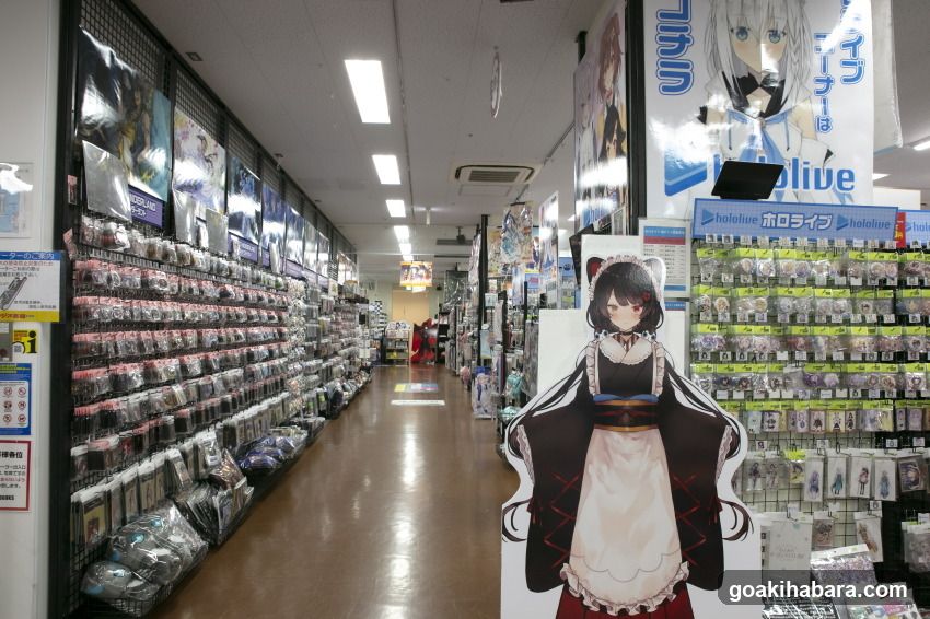 hololive merchandise store interior
