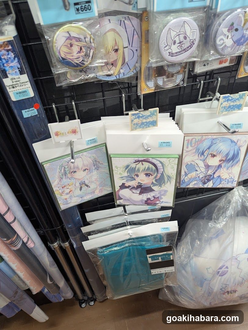 Anime Merchandise Display