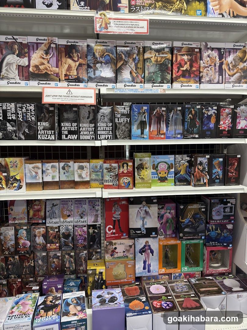 Anime Merchandise Shelf Display