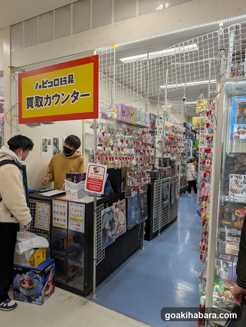 Toy Store Interior with Counter and Merchandise Display