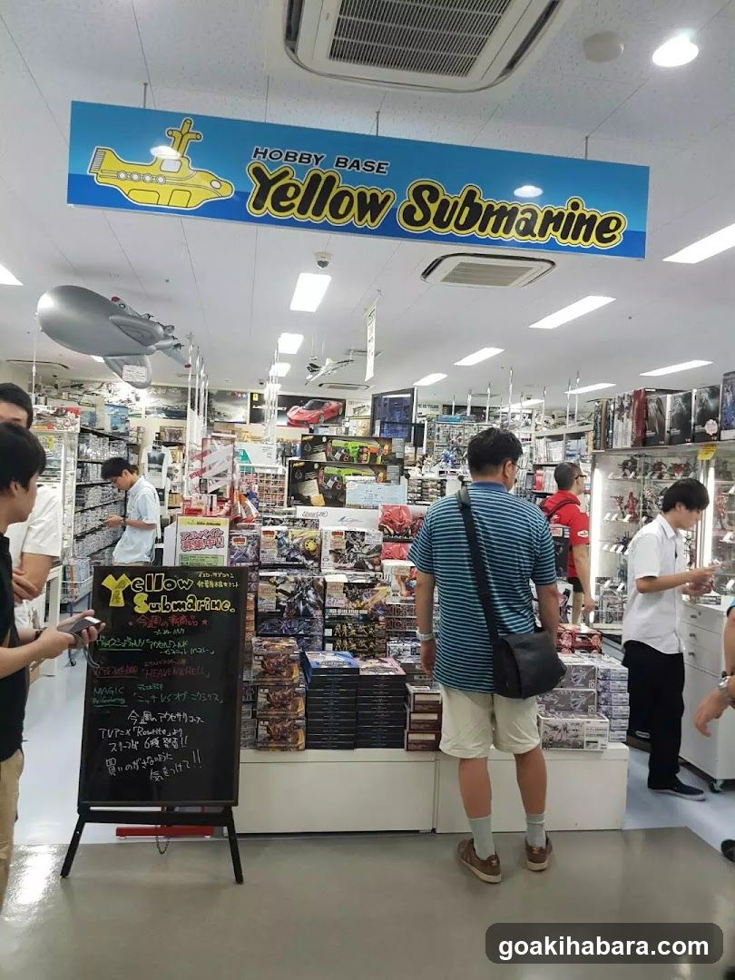 Hobby Base Yellow Submarine Interior