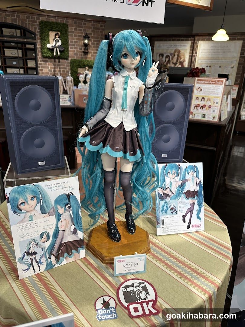 Miku display at shop interior