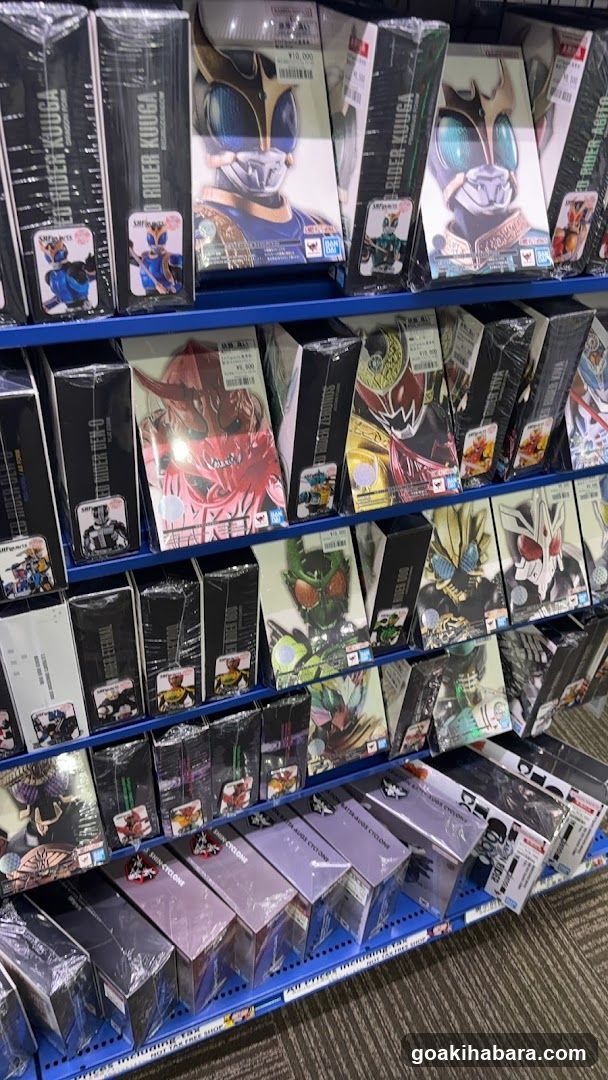 Kamen Rider Merchandise Display