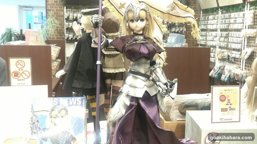 Anime Figure Display in Store