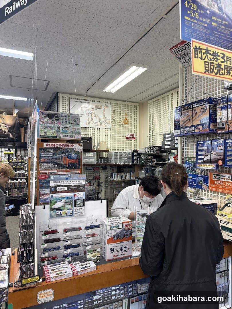 Toy Train Shop Interior