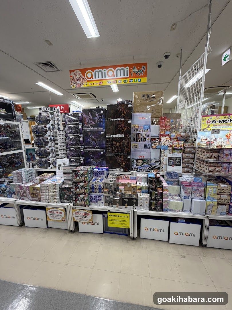 Amiami Store Interior Display