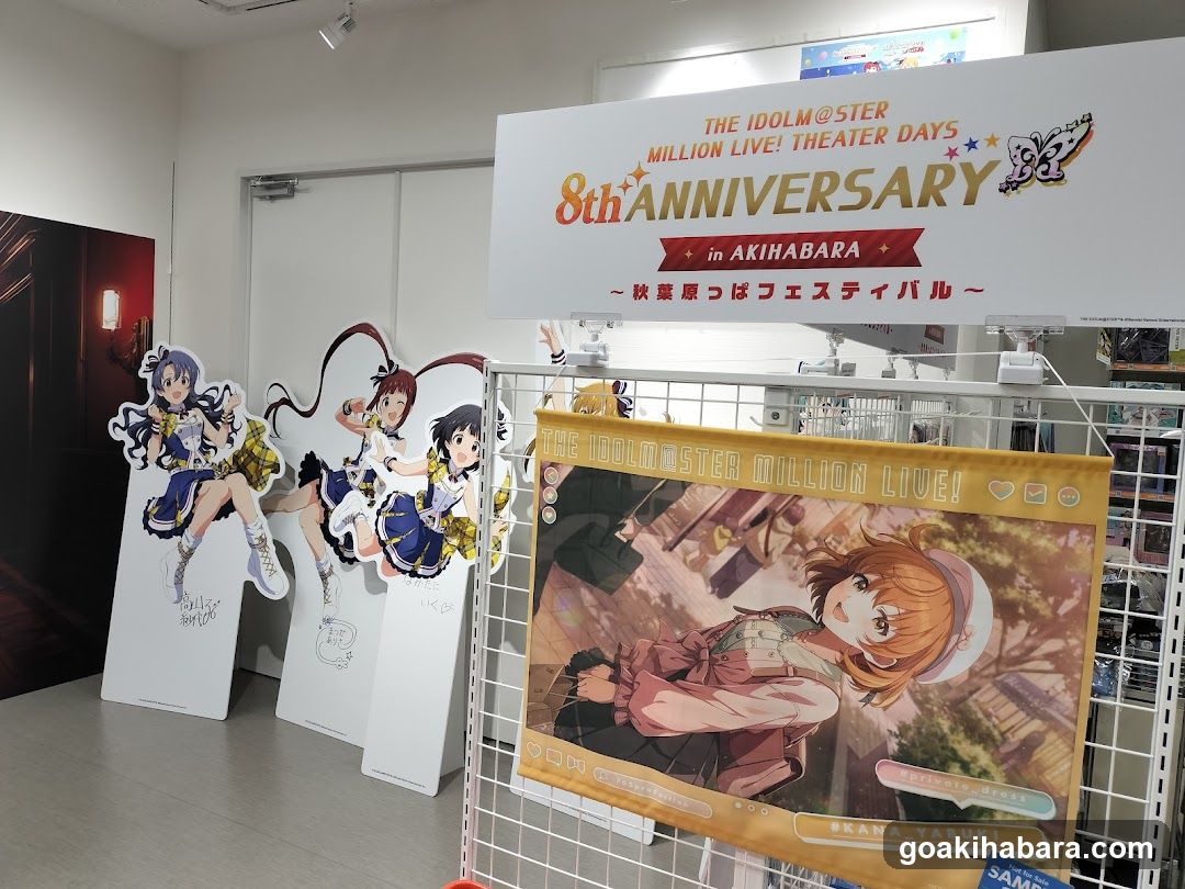 The Idolmaster Million Live! Theater Days in Akihabara Festival Display