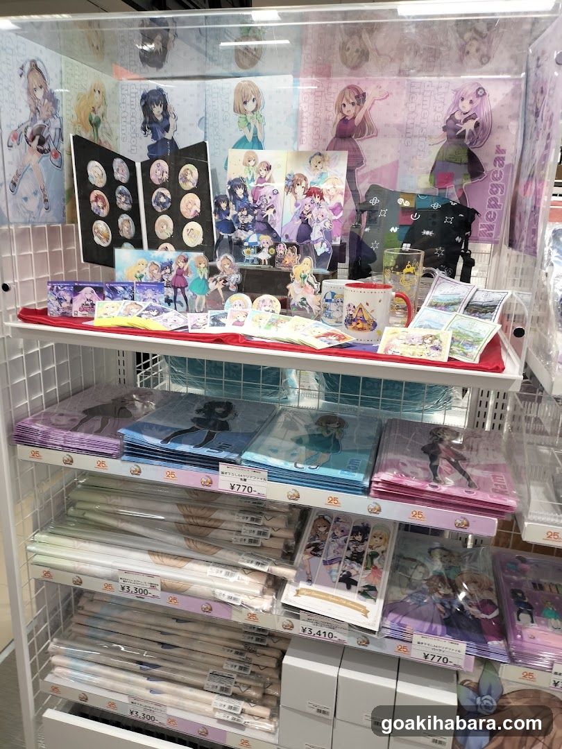 Anime Merchandise Display