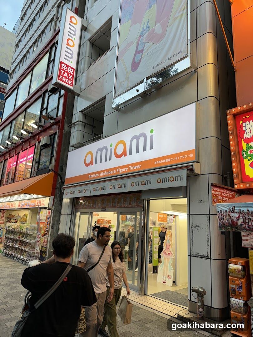Amiami Akihabara Figure Tower Storefront