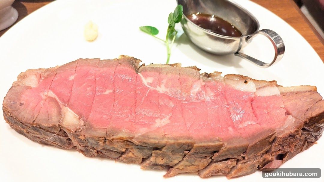 Sliced Steak with Sauce