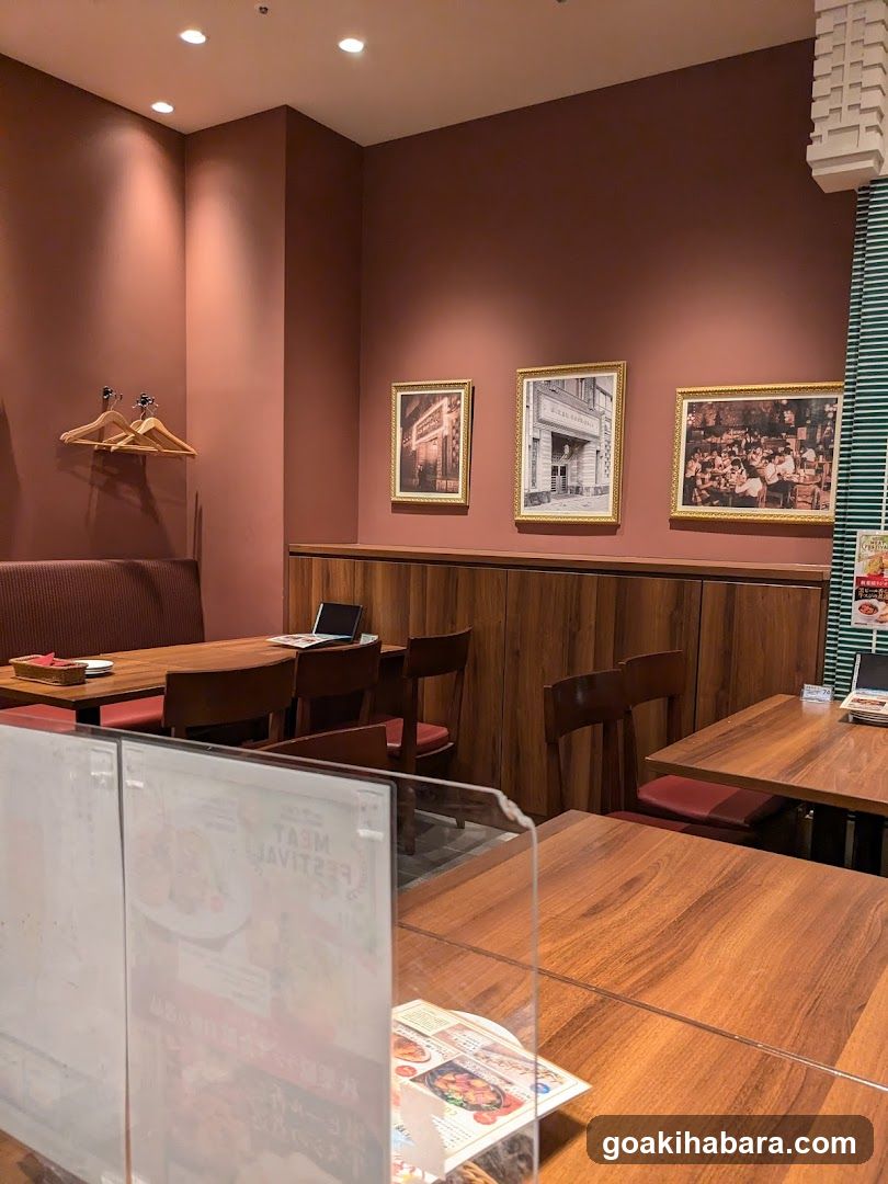 Interior of a restaurant or cafe