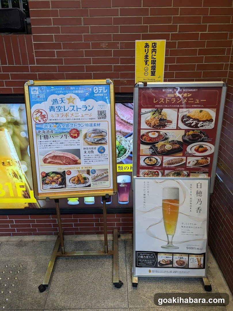 Restaurant Signage Display