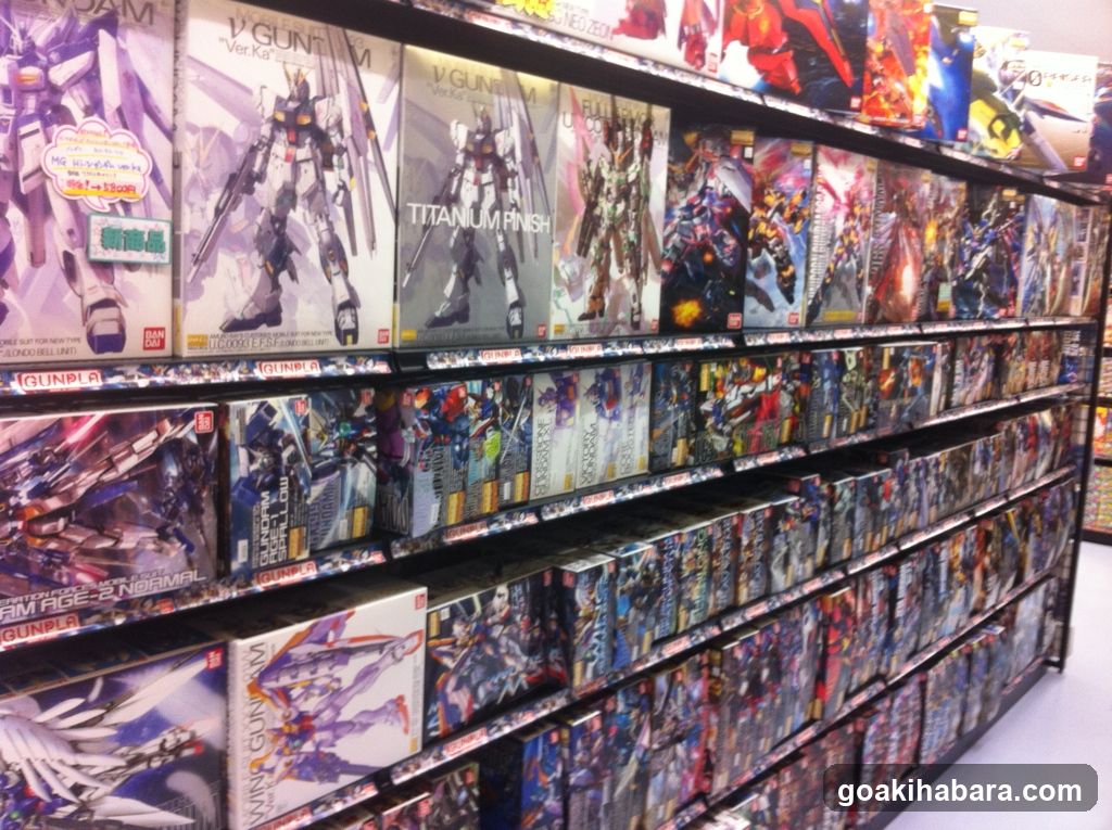 Gundam Model Kit Display Shelf