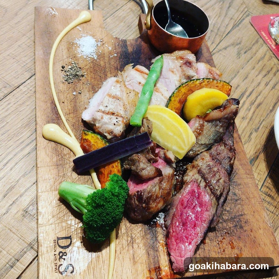 Grilled Meat Platter with Vegetables