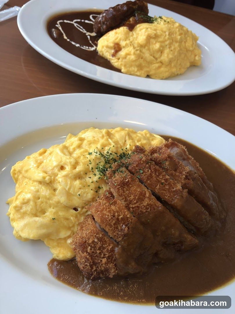 Katsu Curry with Omelette
