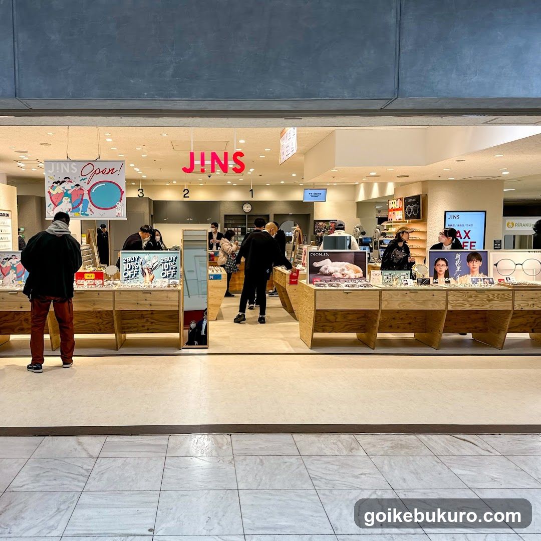 JINS Optics Store Interior