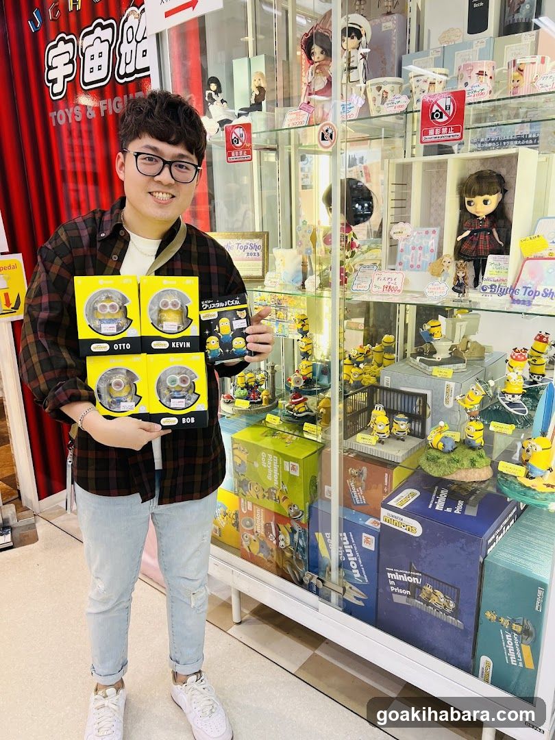 Toy Store Interior with Minion Merchandise Display
