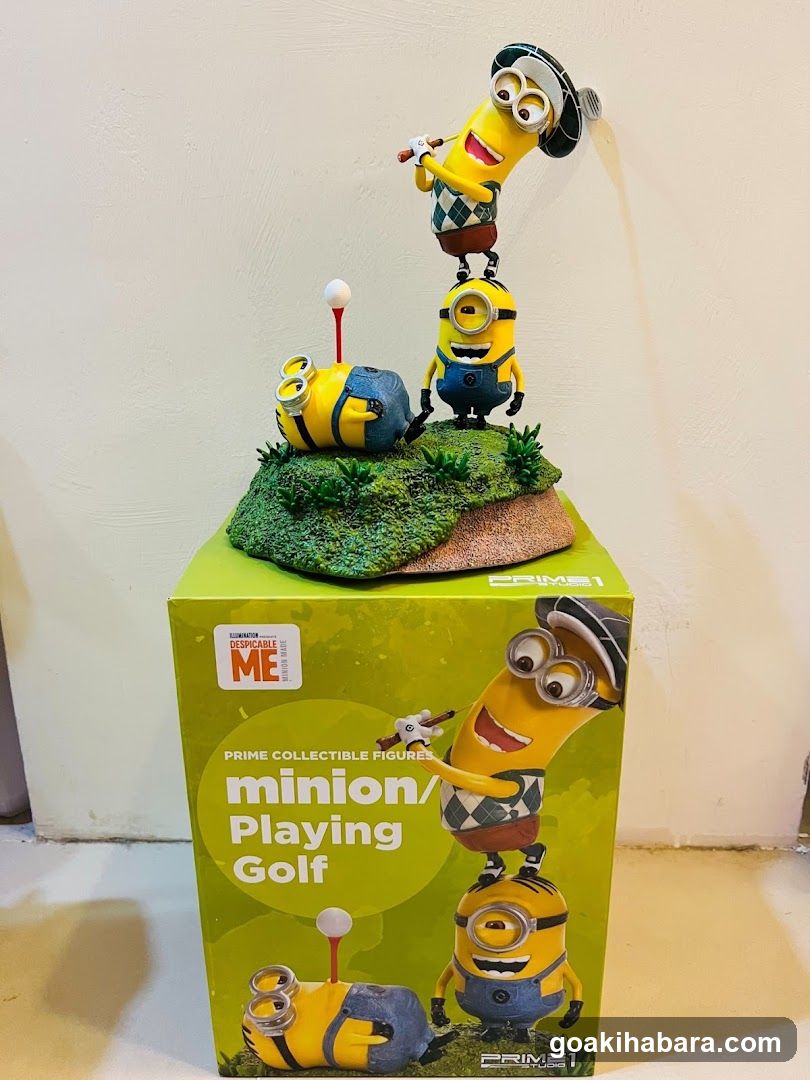 Minion Playing Golf Figure