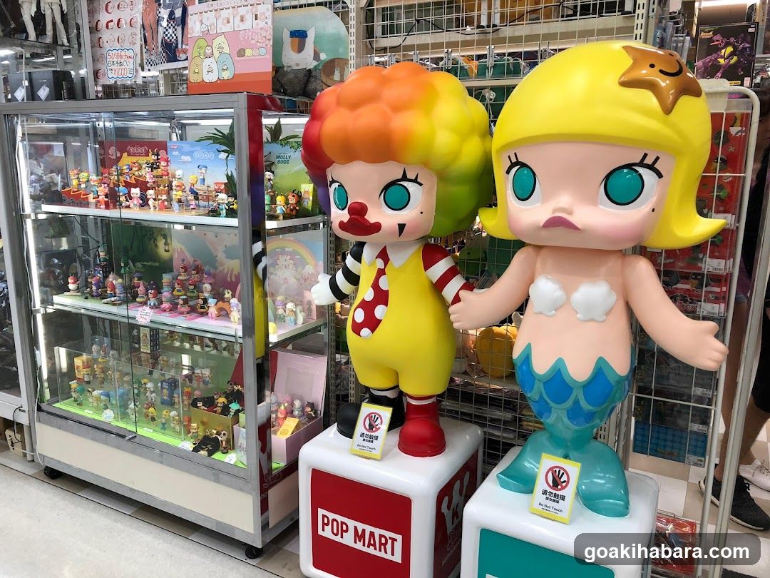 Pop Mart Store Interior with Merchandise Display